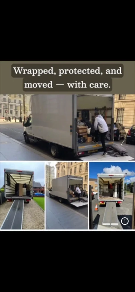 VMove UK packing and moving service - wrapped and protected items